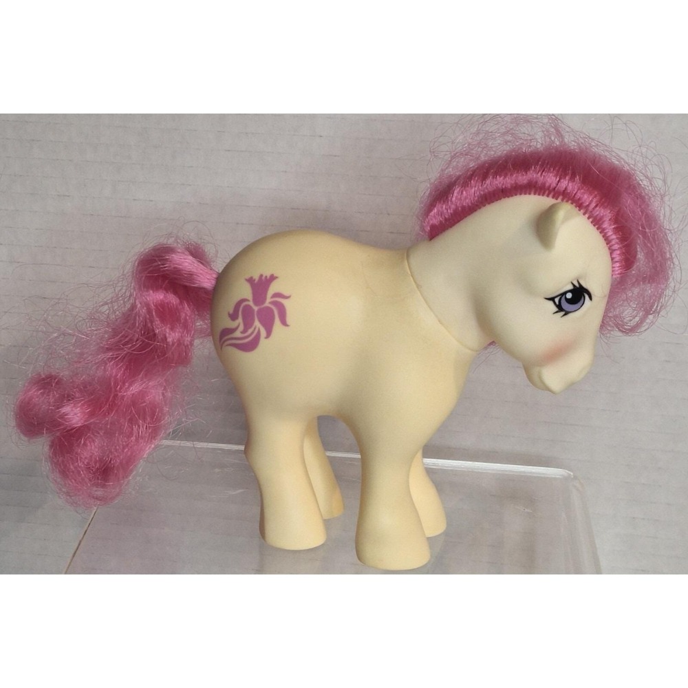 Vintage My Little Pony G1 Lily Year 7 Sunshine Pony Cream Pink‎ Hair Hasbro 1988